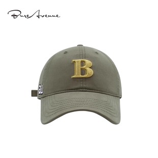【正品现货】Bure Avenue潮牌B字母刺绣棒球帽子百搭鸭舌帽男女潮