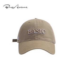 【正品现货】Bure AvenueBASIC字母刺绣棒球帽子ins风鸭舌帽男女