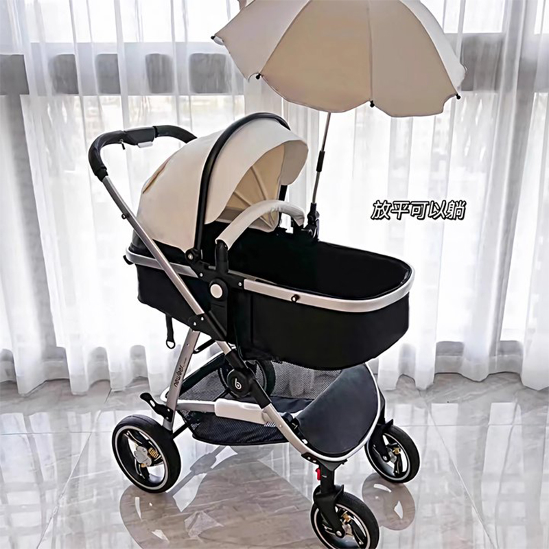 婴儿车推车可坐可躺3D避震轮