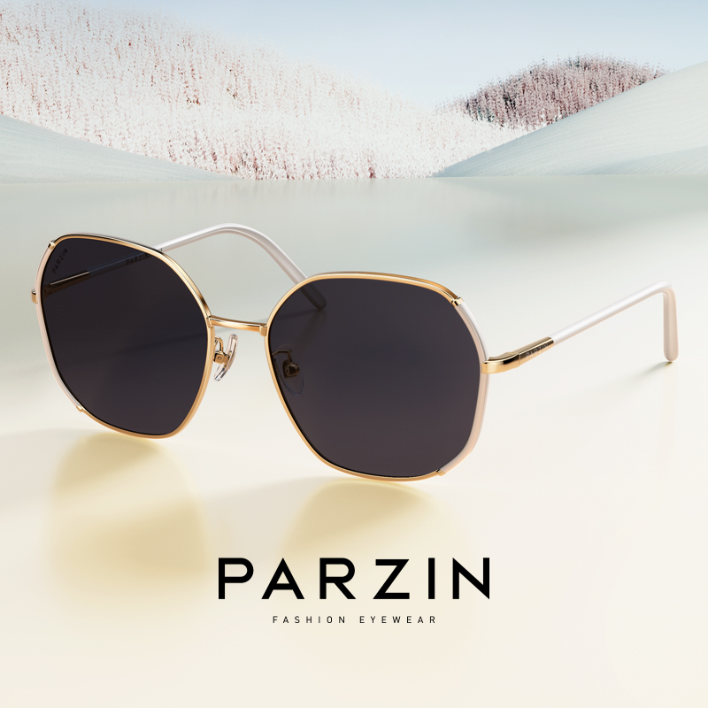 帕森太阳镜女时尚前卫多边形防紫外线防晒偏光墨镜开车可用PZ8328