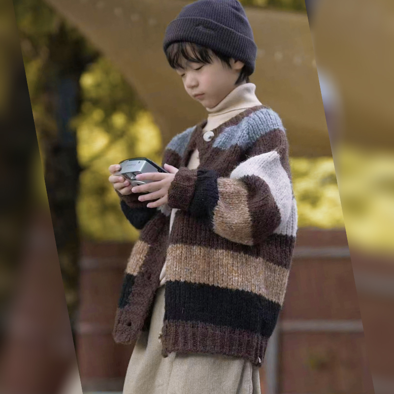 乐比妙妙屋时尚毛衣开衫