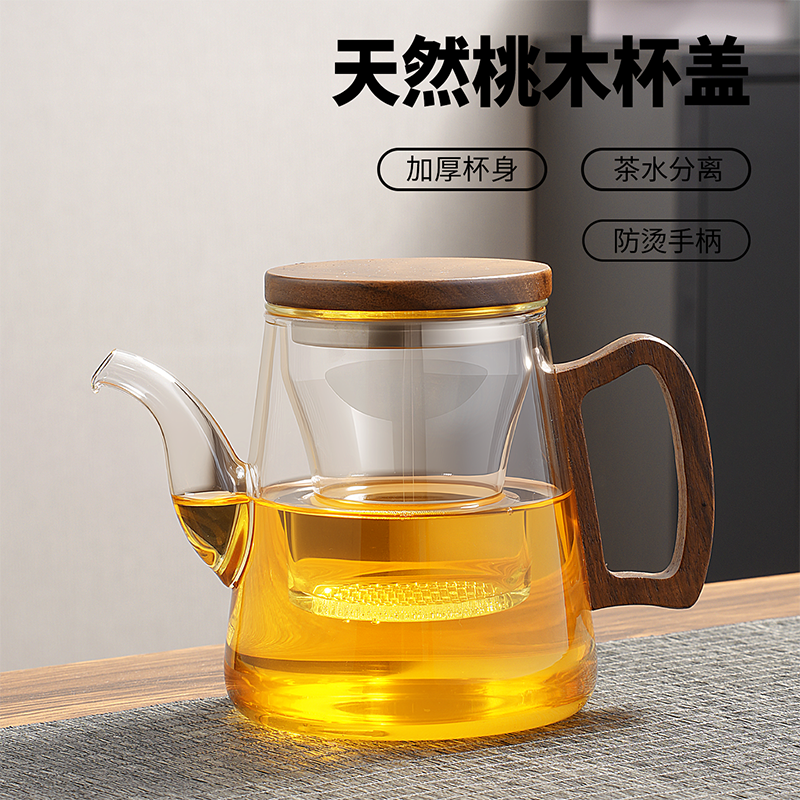 2025新款加厚耐高温泡茶玻璃茶壶