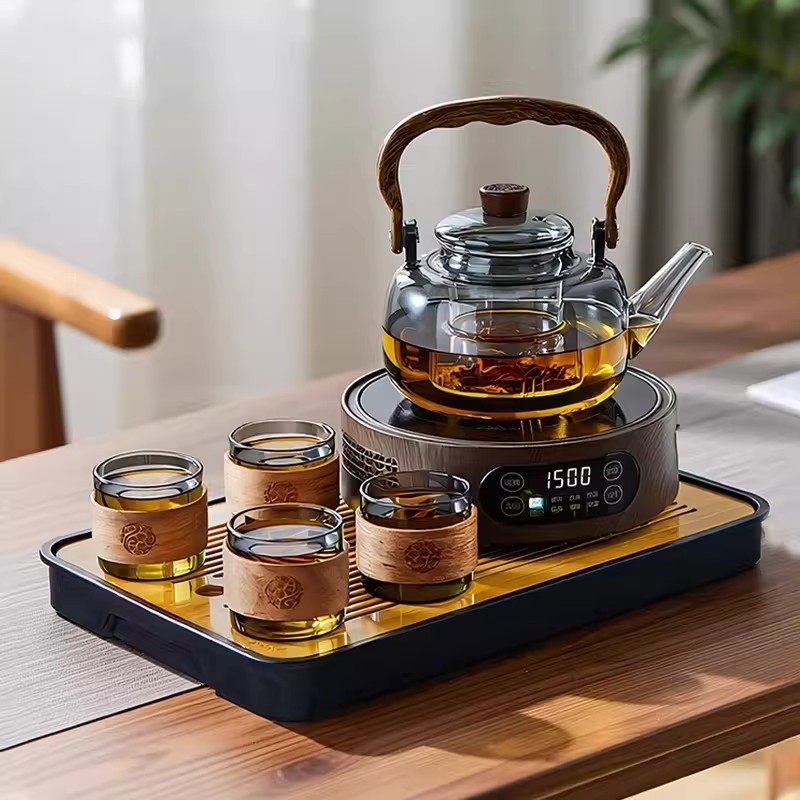新疆包邮玻璃煮茶壶2025新款泡茶壶煮茶壶电陶炉蒸煮一体家用隔热,餐饮具,茶壶,淘宝优惠券,粉丝福利购,淘宝优惠卷