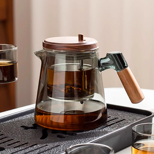 家用茶水分离器茶具办公室茶壶单壶 玻璃内胆飘逸杯泡茶壶2025新款