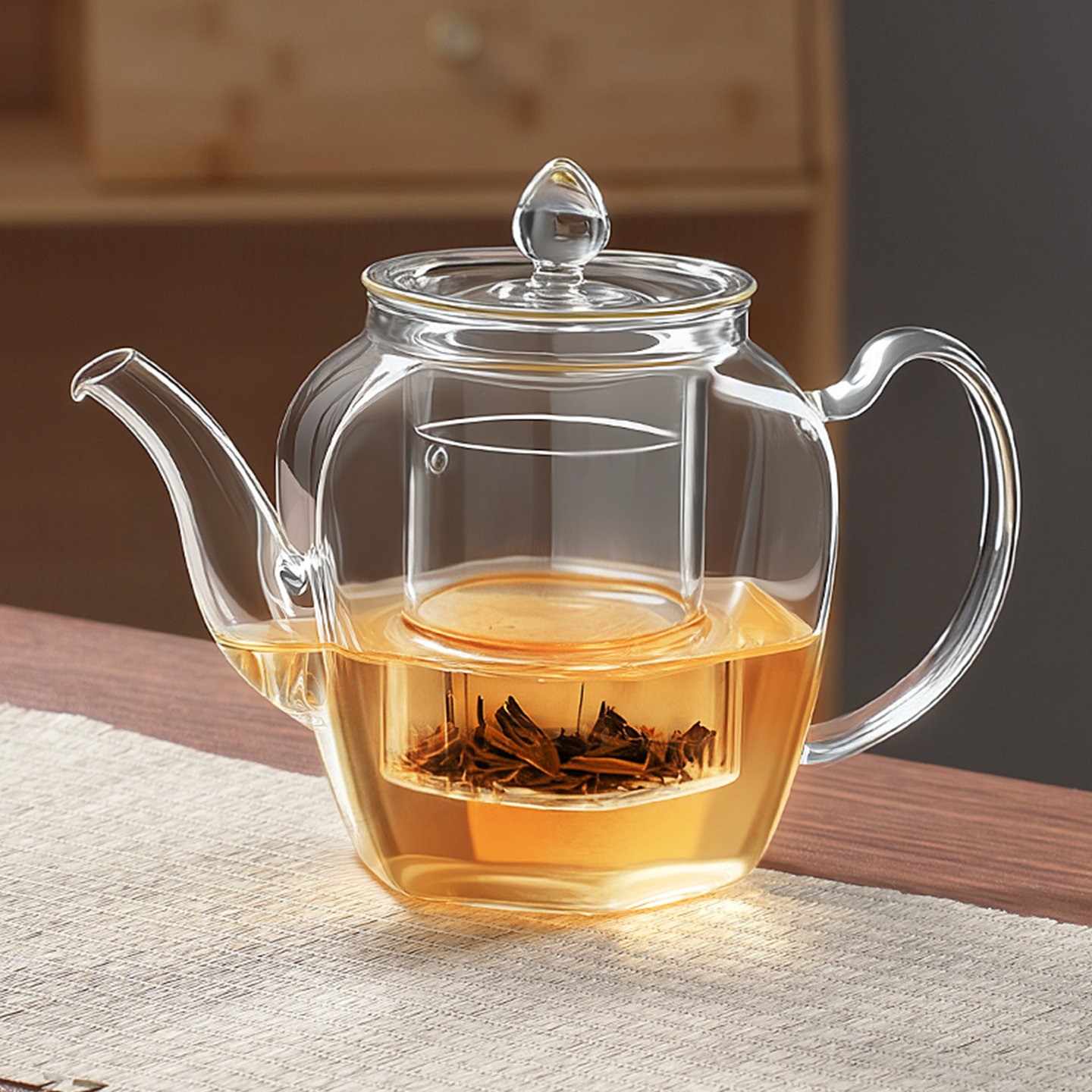 加厚耐热玻璃茶器2026新款玻璃泡茶壶电热一体电陶炉明火蒸煮茶壶,餐饮具,茶壶,淘宝优惠券,粉丝福利购,淘宝优惠卷