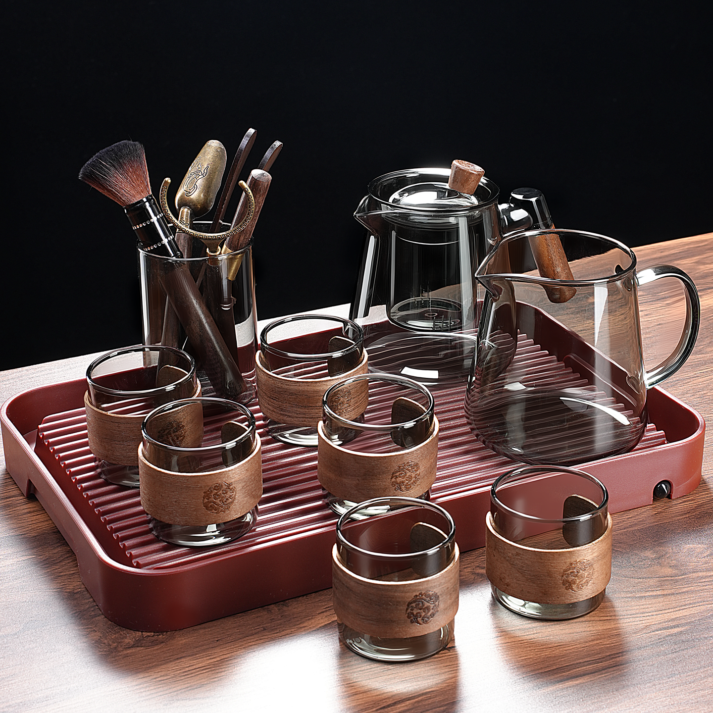 2025茶具套装家用客厅玻璃泡茶壶