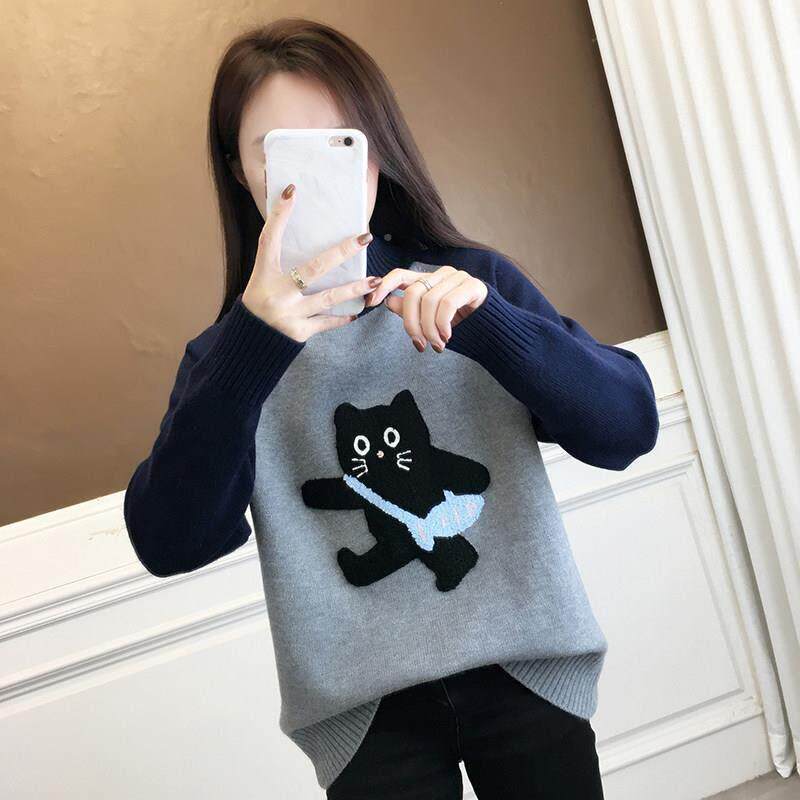 生半高领厚加毛衣少女中秋冬搭高中学生JZS24111女底大童加绒打初