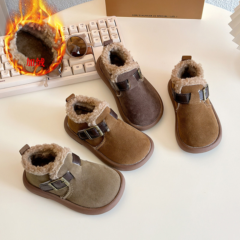 儿童雪地靴2024冬季新款女童加绒加厚大棉鞋皮毛一体男童保暖棉靴,童鞋/婴儿鞋/亲子鞋,棉鞋,淘宝优惠券,粉丝福利购,淘宝优惠卷