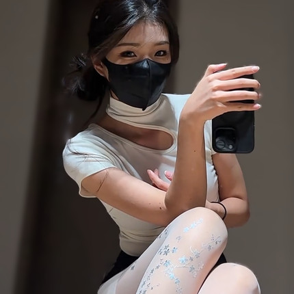 超薄刺绣图案防勾丝Lolita可爱打底丝袜