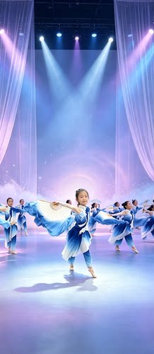 新款女子群舞一条大河舞蹈服广场舞胶州秧歌服古典民族民间扇子舞