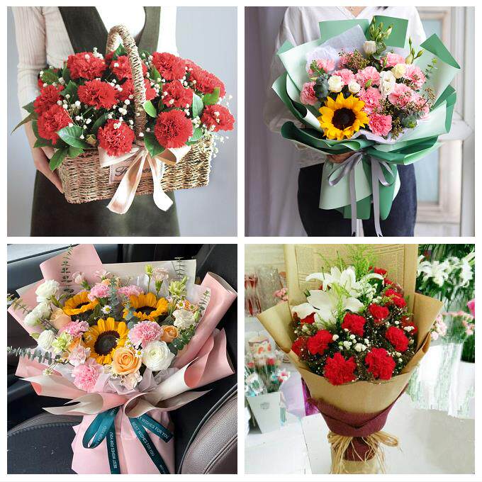 康乃馨百合母亲节长辈生日鲜花同城广东肇庆市广宁怀集封开德庆县