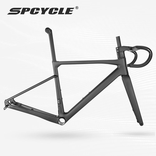 Spcycle碟刹碳纤维公路车架EPS工艺全内走线T47五通综合爬坡车架