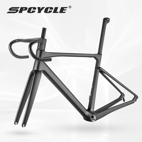 Spcycle圈刹碳纤维公路车架全内走线T47五通综合爬坡车架