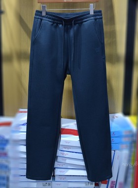 红一号休闲卫裤22362男秋冬新款高腰宽松运动平口裤长裤子22362-1