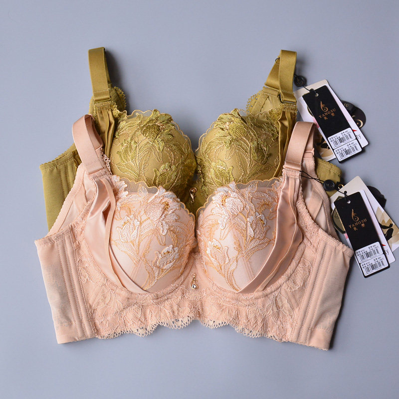 六月玫瑰8152内衣纤姿氧塑正品中厚杯BC杯侧收副乳聚拢调整型文胸