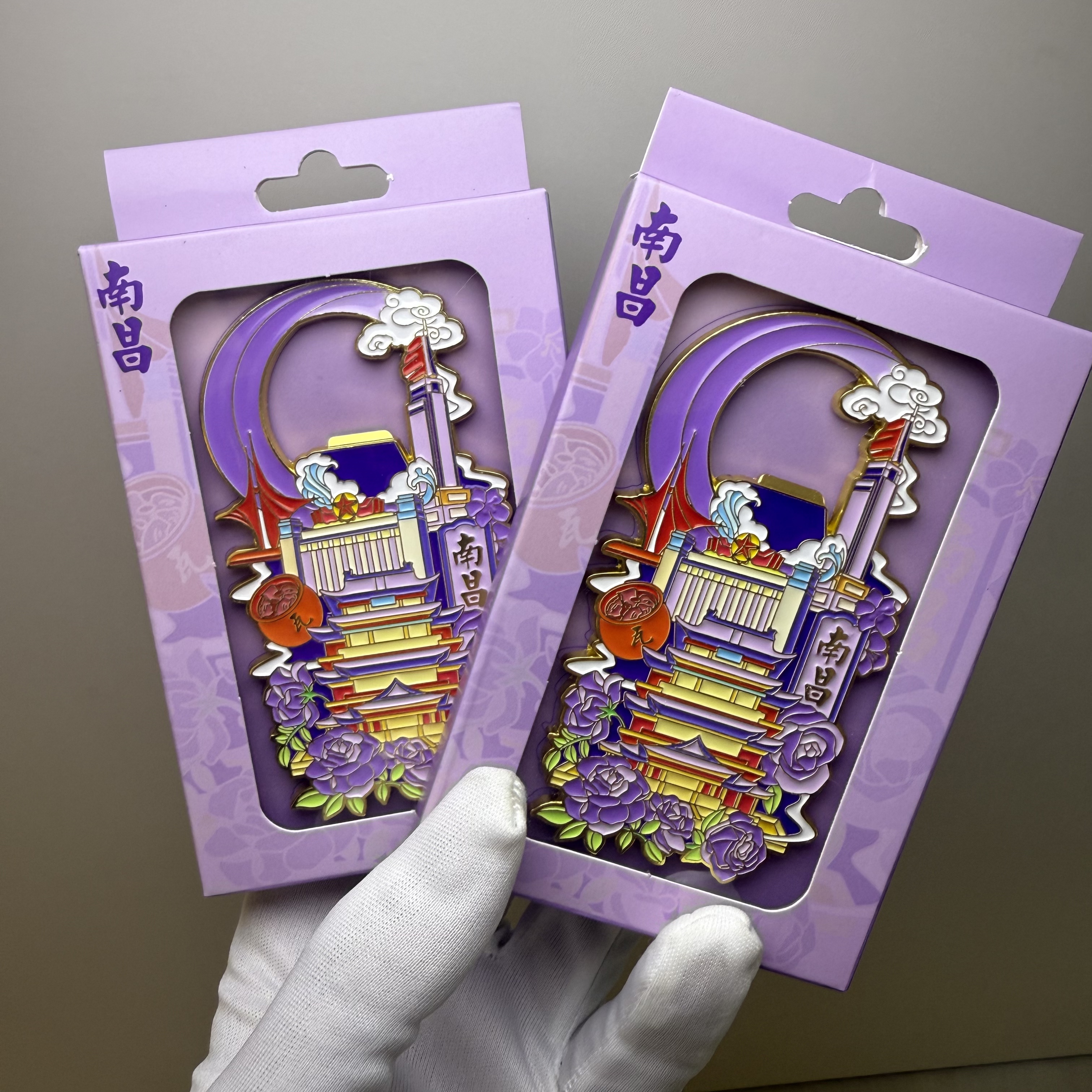 南昌滕王阁限定开瓶器冰箱贴