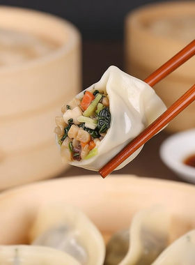 100元香菇青菜素馅饺子素天下