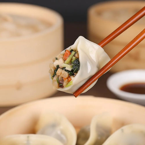 100元香菇青菜素馅饺子素天下