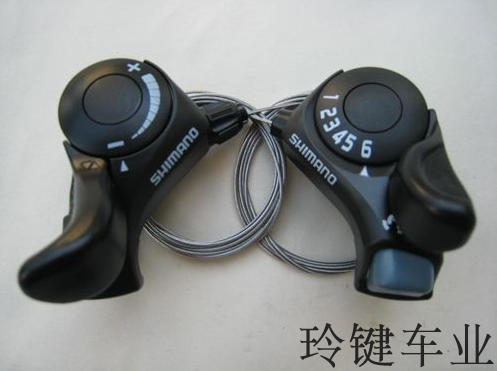 捷安特爱瑞普罗粉丝变速器shimanotx30tx50指拨6速7速调速器拨把