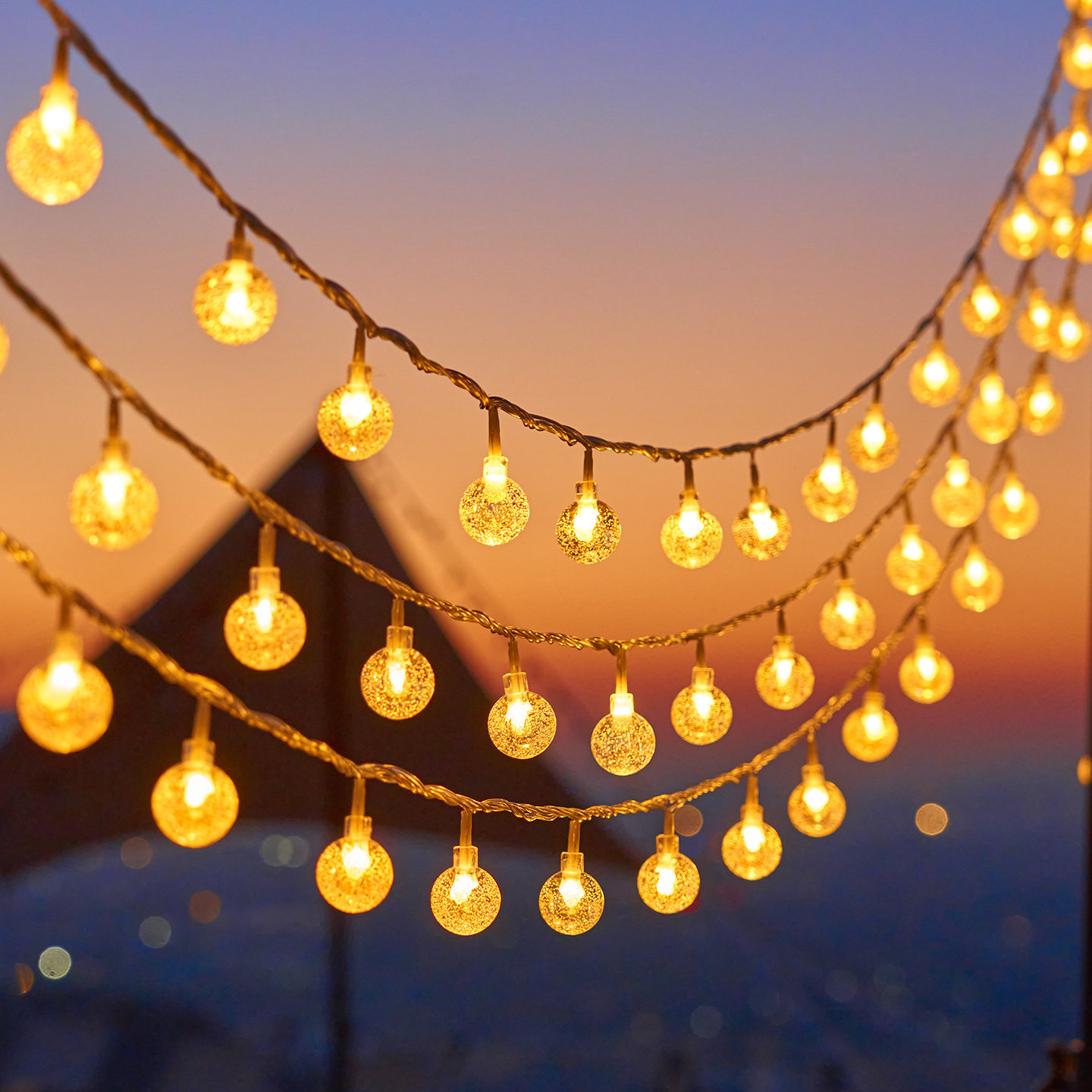 2026新年节日装饰灯串过年LED小彩灯串灯户外场景布置灯带氛围灯