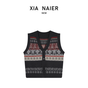 25秋冬提花马甲 定制纤维 8311M140 羊毛混纺