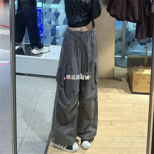 KV6897 KV6898 女子梭织束脚宽松运动长裤 Adidas三叶草26年春季