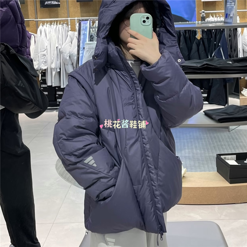 Adidas阿迪达斯男FOS保暖运动可拆卸羽绒服 KC2587 KC2588 KC2589