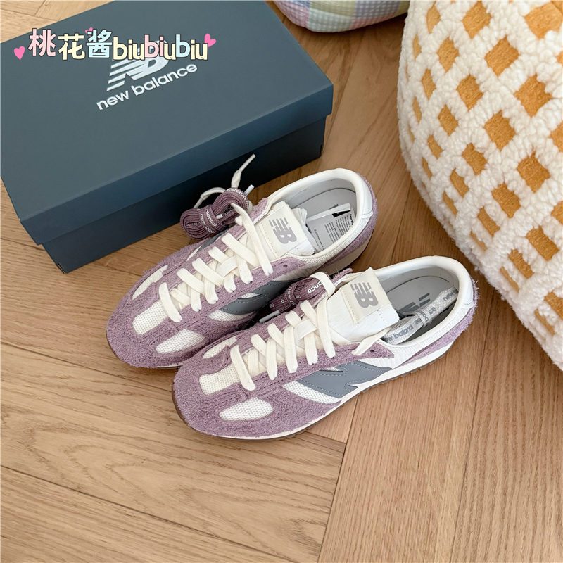 NewBalance NB 471 复古时尚低帮生活休闲鞋 男女同款 米紫U471AL