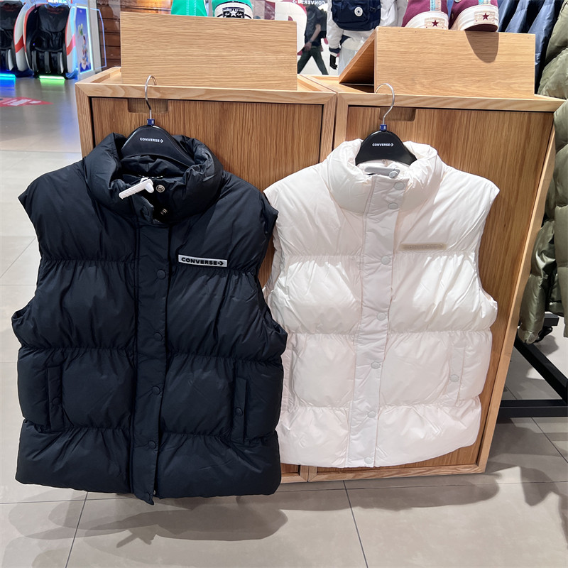 正品Converse匡威女子保暖立领休闲马甲棉服背心10025203-A01-A02,运动服/休闲服装,棉马甲,淘宝优惠券,粉丝福利购,淘宝优惠卷