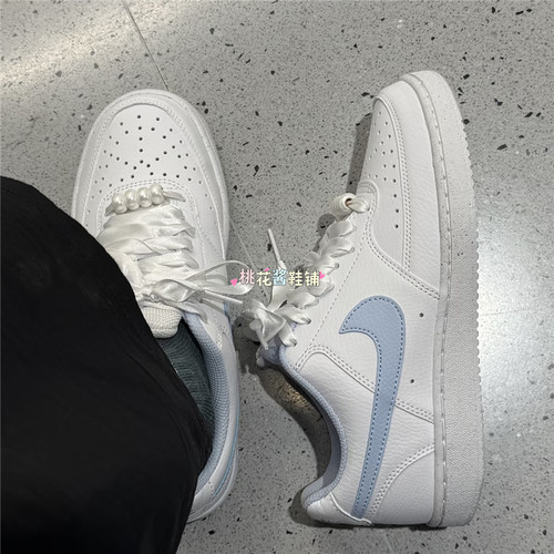 Nike/耐克26夏季女子COURT丝带珍珠运动休闲板鞋IB6652-102-101