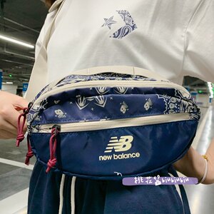 NEWBALANCE运动腰包男女黑白