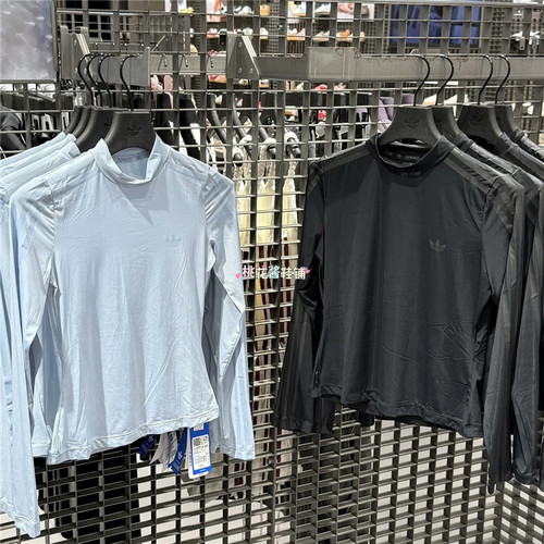 Adidas三叶草26年JENNIE联名款修身薄款运动长袖T恤LD8931 LD4970