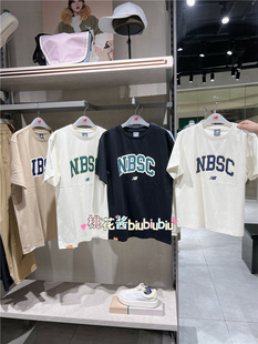 NEW BALANCE圆领透气短袖运动时尚休闲男女NBT恤AMT42322 AMT423