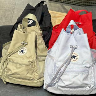 匡威正品经典女款黑色迷你水桶包单肩双肩包10027690-A01-A02-A03