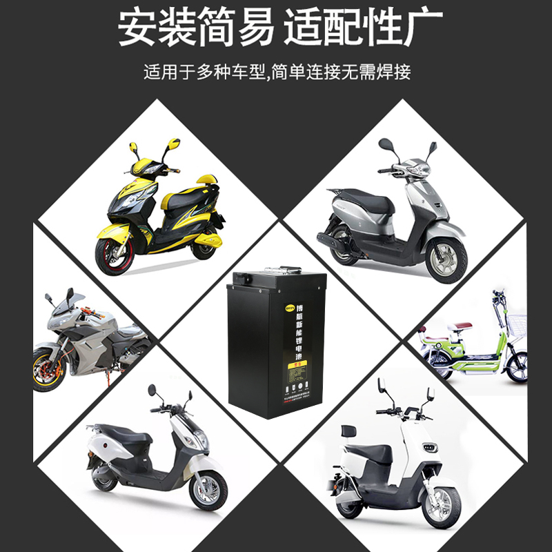 定制电动车专用48v60ah009锂电池