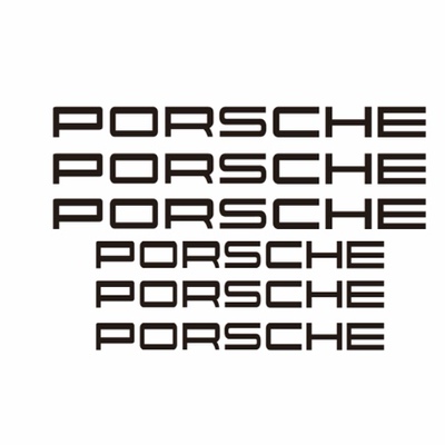 适用于保时捷卡钳贴纸卡宴Macan帕拉梅拉718刹车轮毂贴防水耐高温