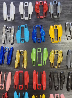 保时捷钥匙壳帕拉梅拉Taycan卡宴迈凯911卡雷拉718改装红色保护盖