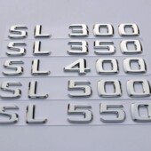 AMG SL500 SL300 奔驰SL级SL63 SL350 SL400 SL550改装 车标后尾标
