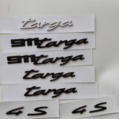 新款保时捷911targa车标992后尾英文targa叶子板侧标4S改装车贴标