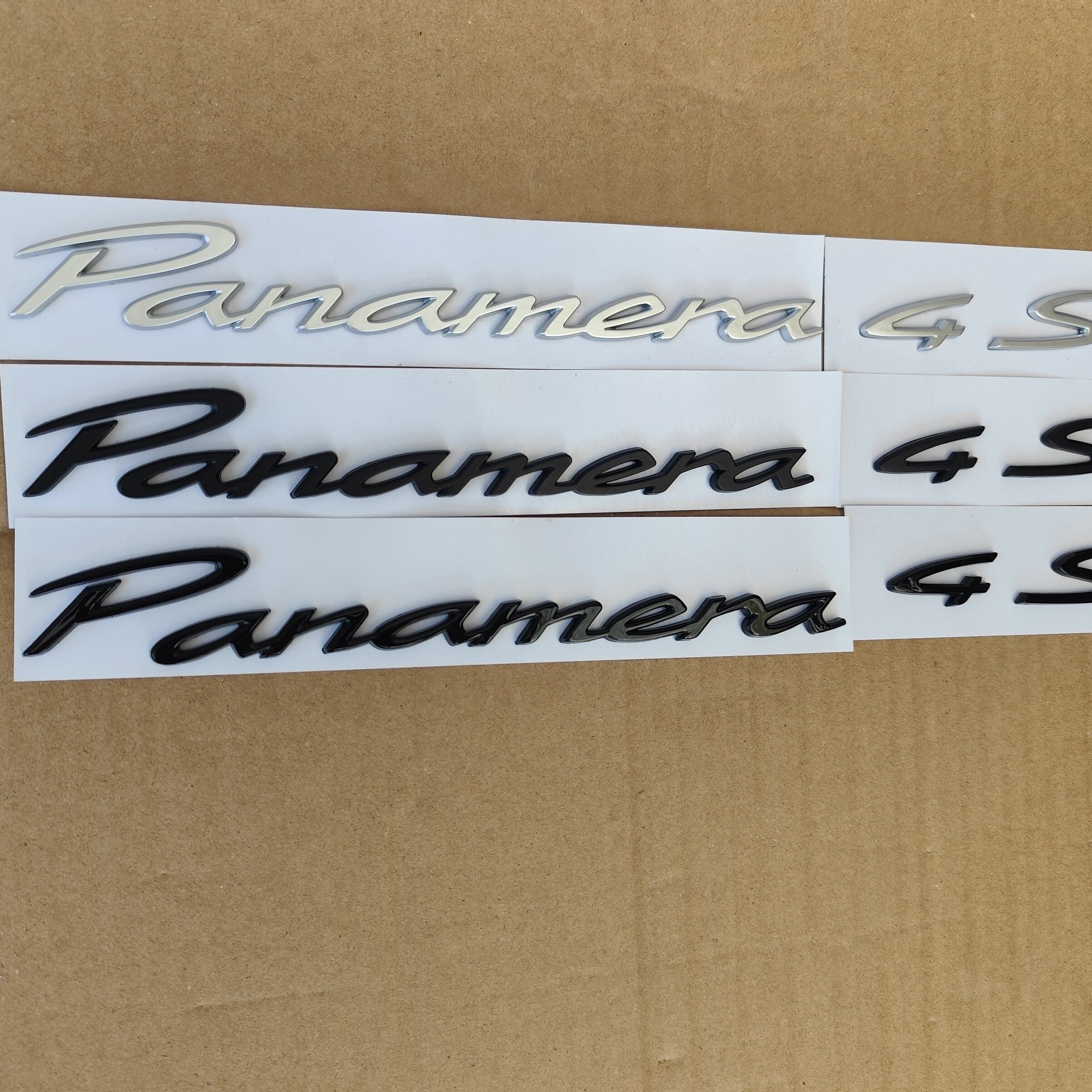 新款保时捷24-25款帕拉梅拉车标panamera后尾英文字母4S改装车贴