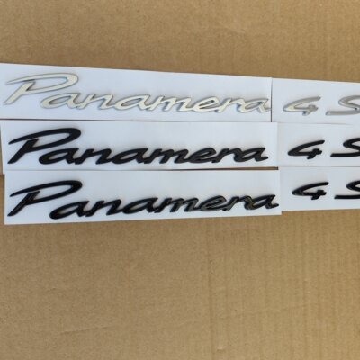 新款保时捷24-25款帕拉梅拉车标panamera后尾英文字母4S改装车贴