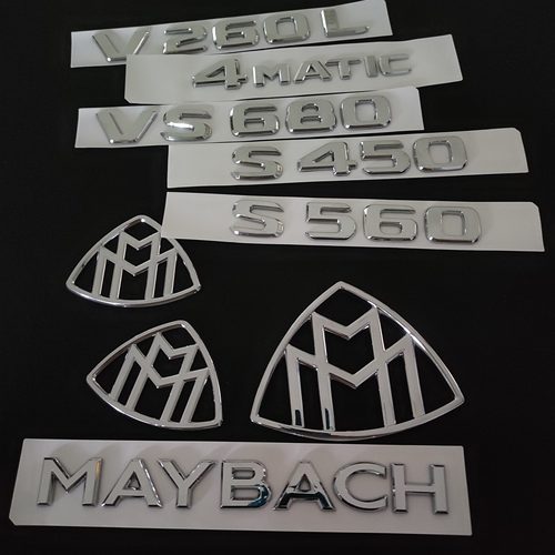 奔驰迈巴赫后尾标S400 S450 S680后尾标MAYBACH英文标4MATIC侧标