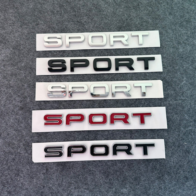 适用路虎发现神行sport车标揽胜运动后尾标改装字标英文标标志贴