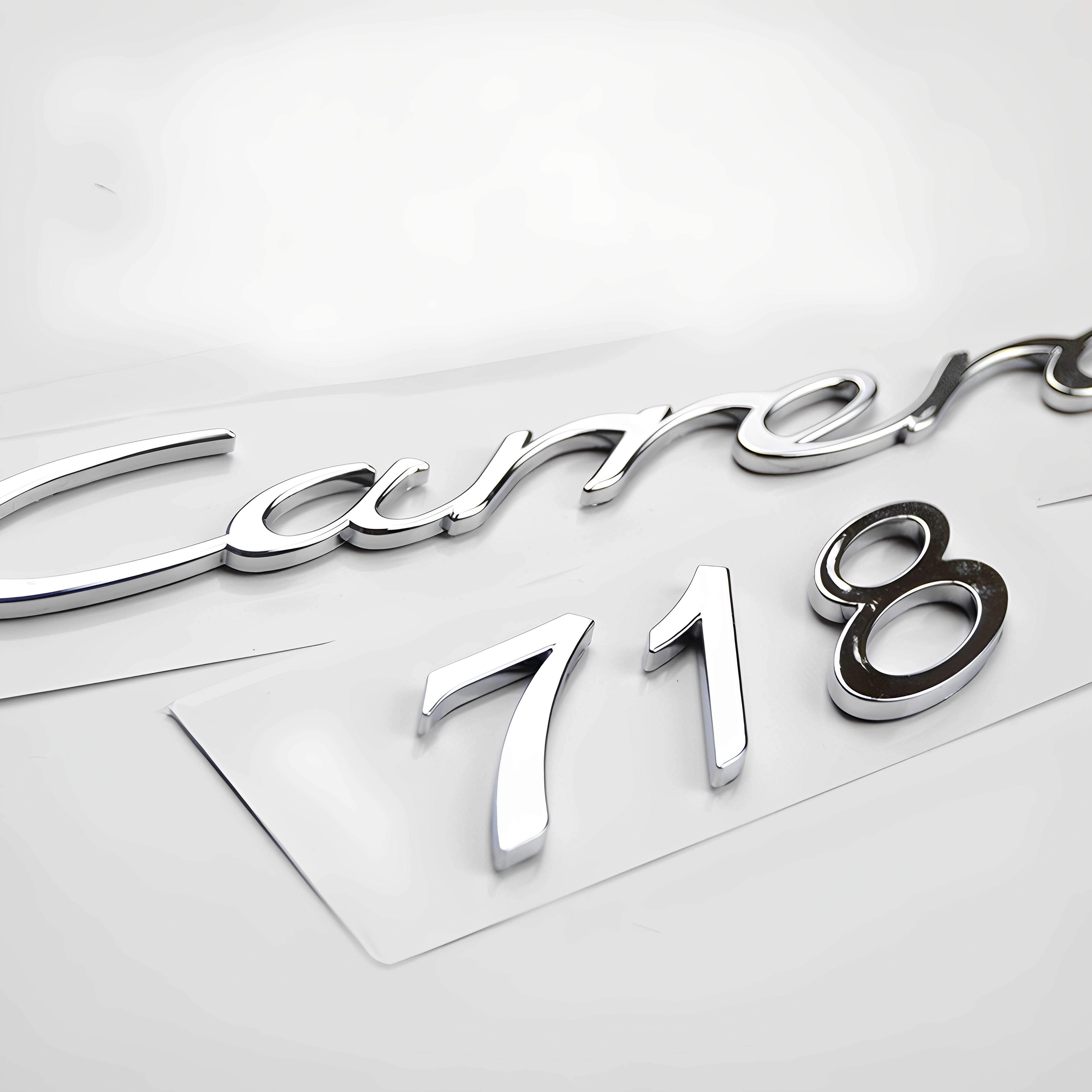 适用于保时捷boxster718卡曼cayman911字标carrera尾标 字母车标