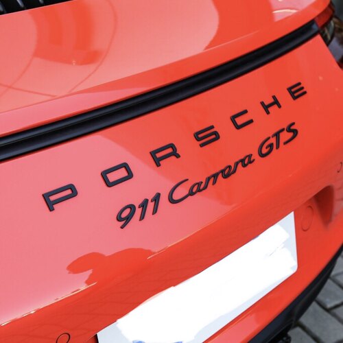 适用于17款Carrera gts3.0t字母标车标 保时捷911卡雷拉GTS后尾标