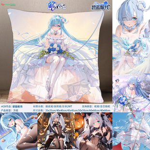 雅努斯方枕 Janus 碧蓝航线抱枕手枕日本2WT桃皮绒枕套超清印刷