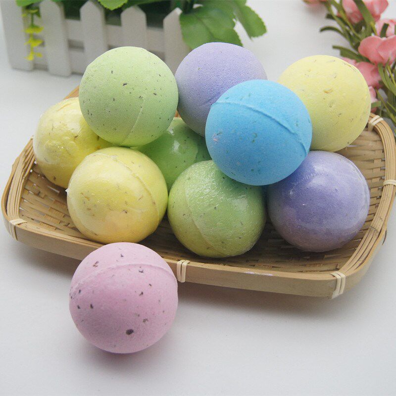10个 爆炸沐浴球泡泡浴球抖音浴花女浴盐泡澡球浴球泡澡气泡弹