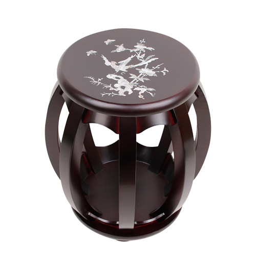 古筝实木单人印花素面琴凳