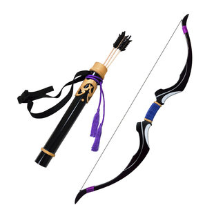 【竹苑】王者 孙权cos服 弓 箭 箭筒 不可发射 道具 武器装备