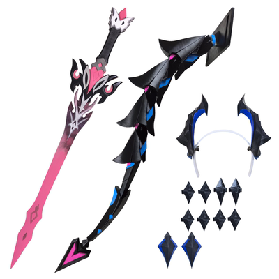 原神杜林cos3D道具武器头饰